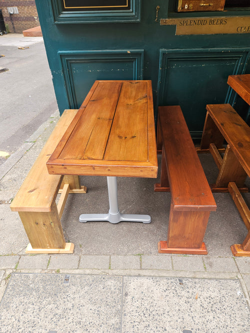 Folding table and benches